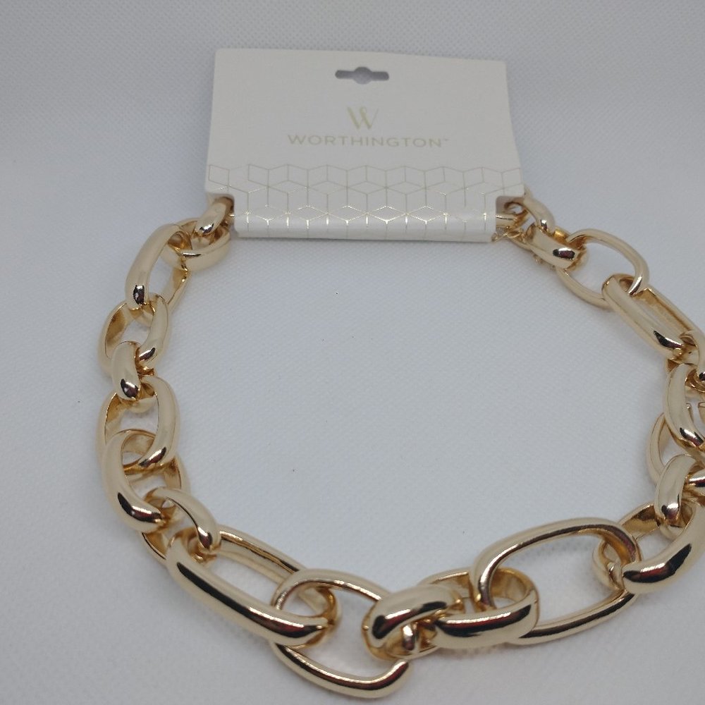 Worthington Gold Tone Chain Necklace